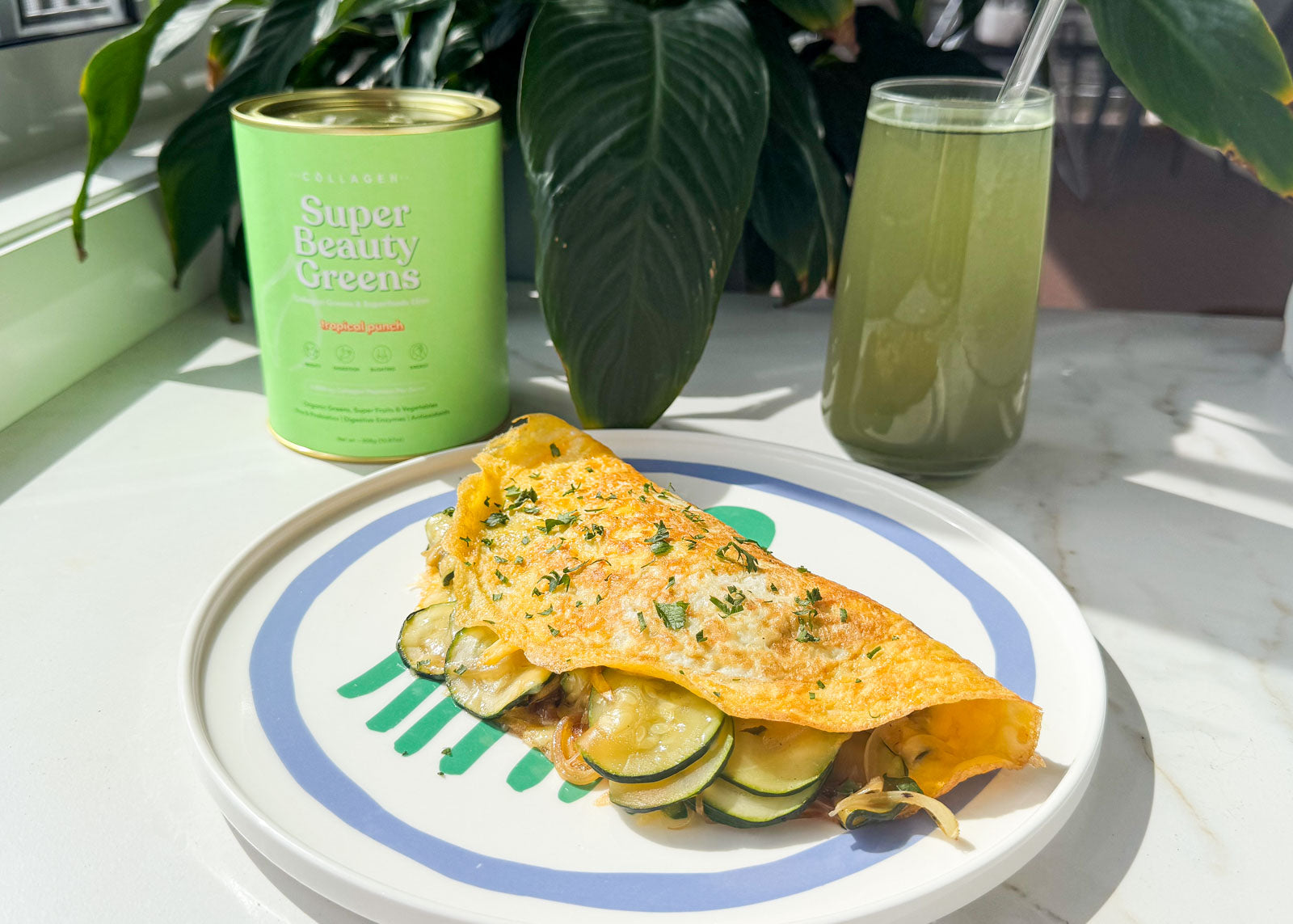 Zucchini Omelette