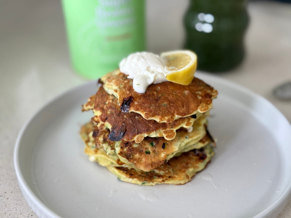 High Protein Zucchini Fritters
