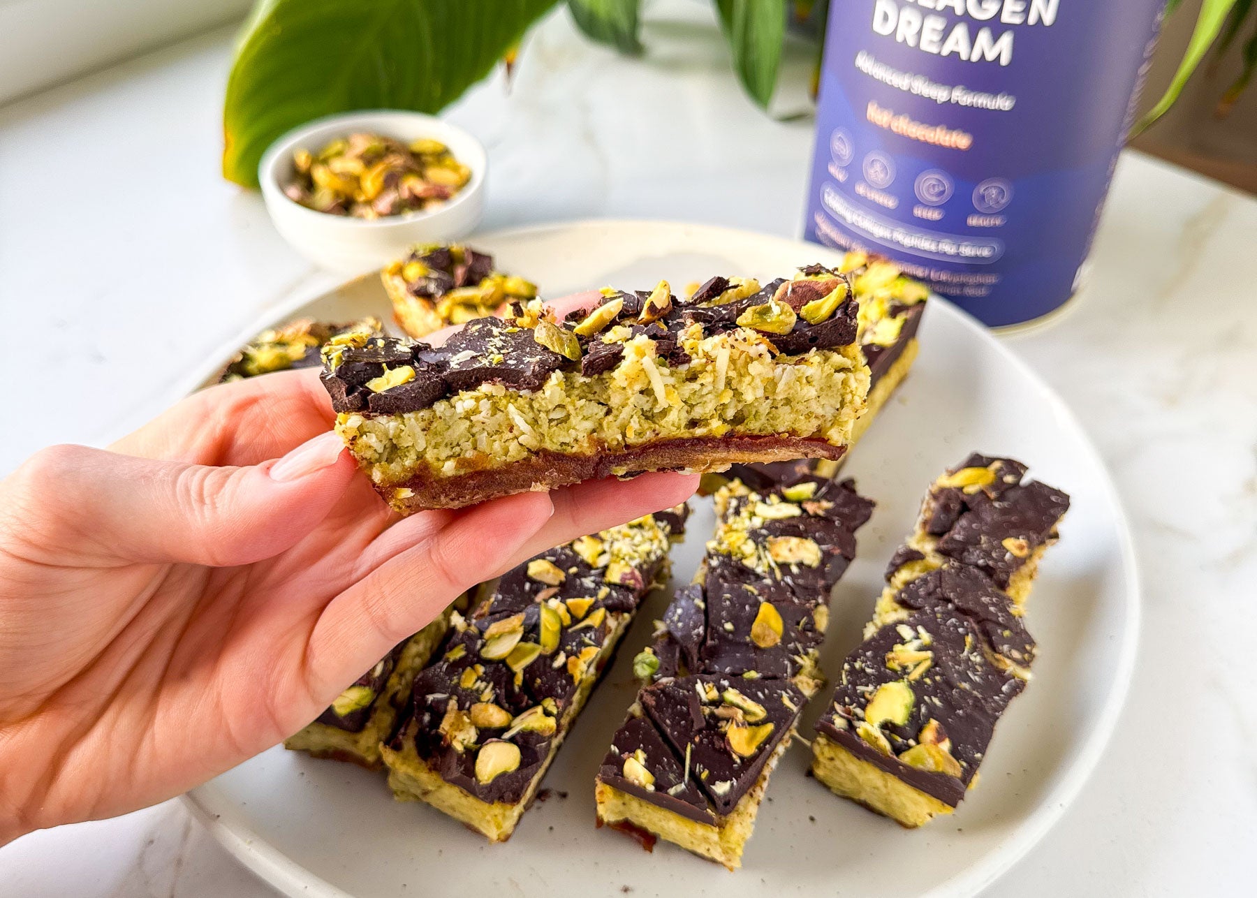 Dubai Chocolate Slice