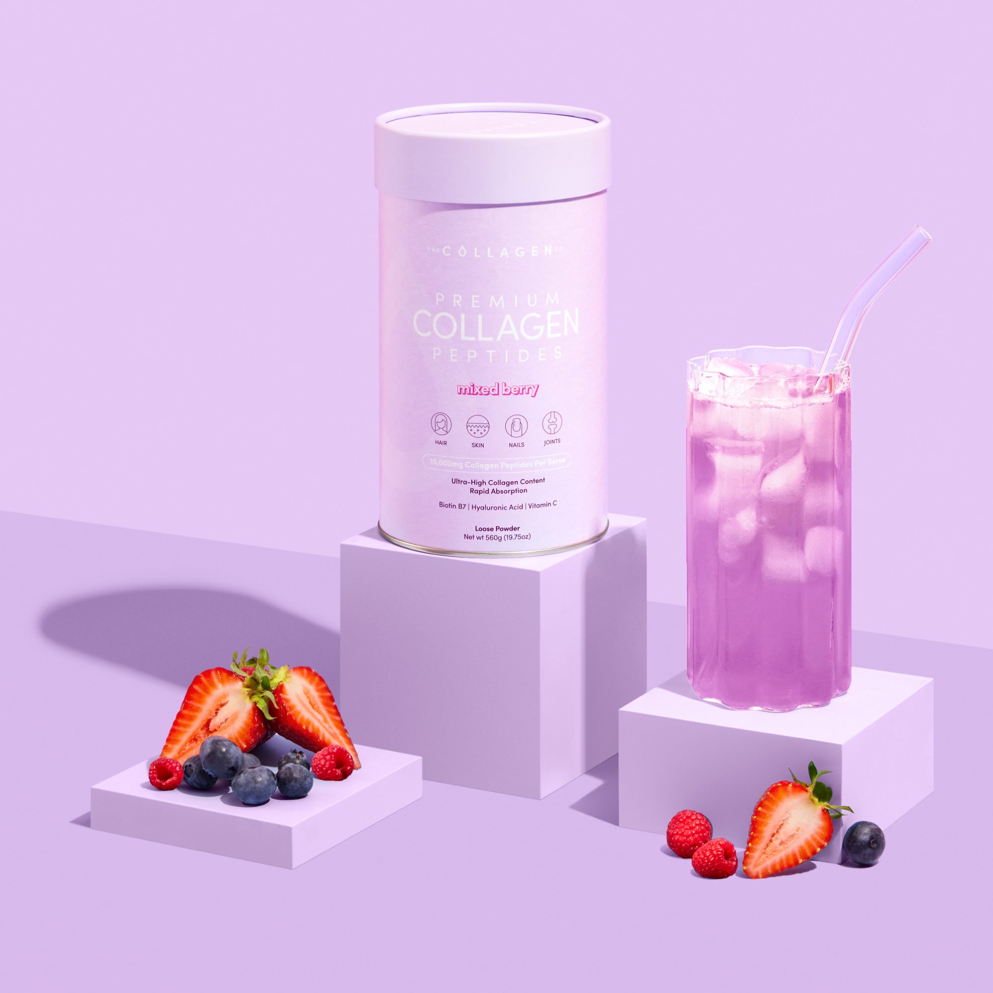 Mixed Berry Collagen Powder -  560g