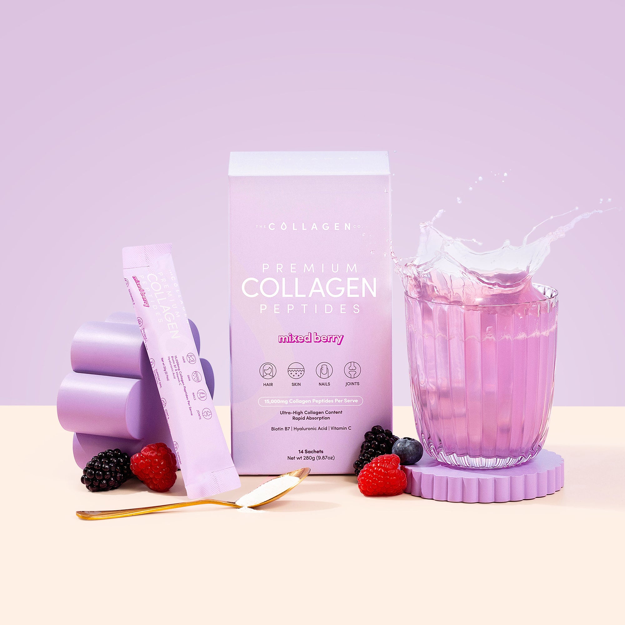 Mixed Berry Collagen Sachets - 280g