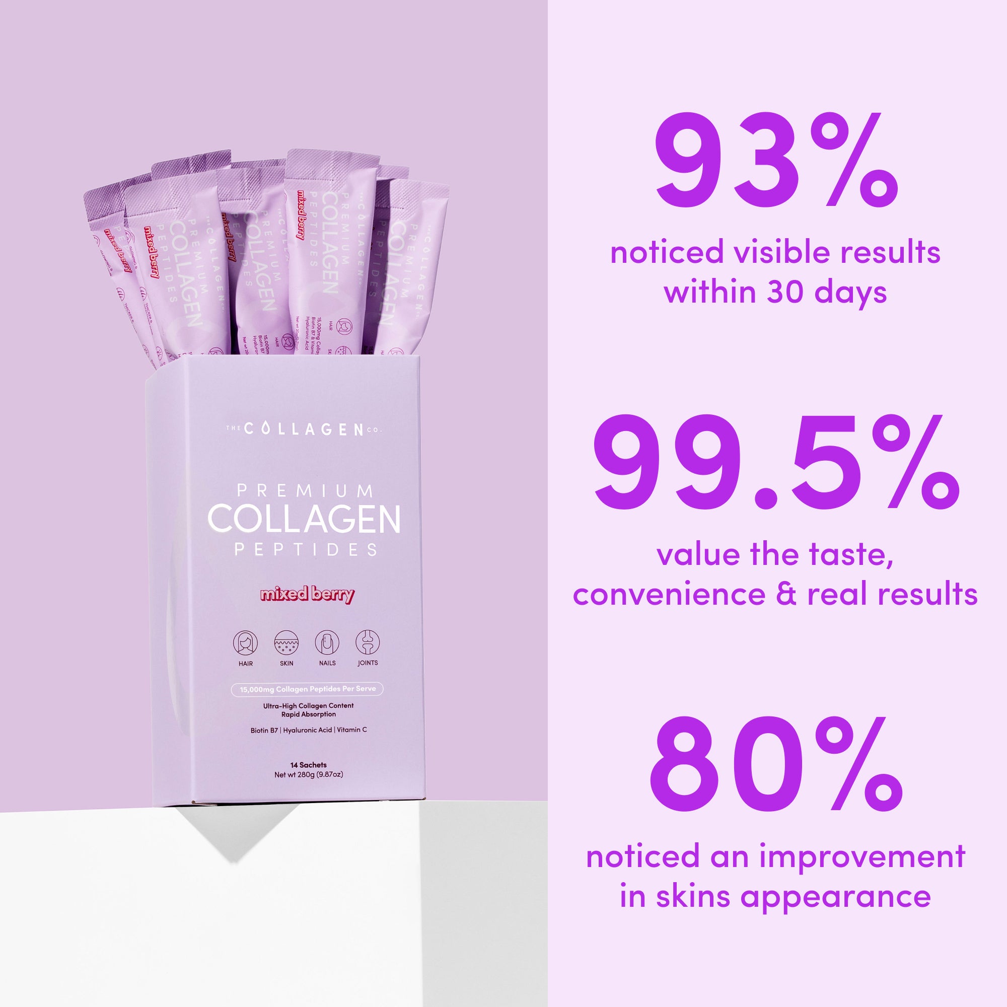 Mixed Berry Collagen Sachets - 280g