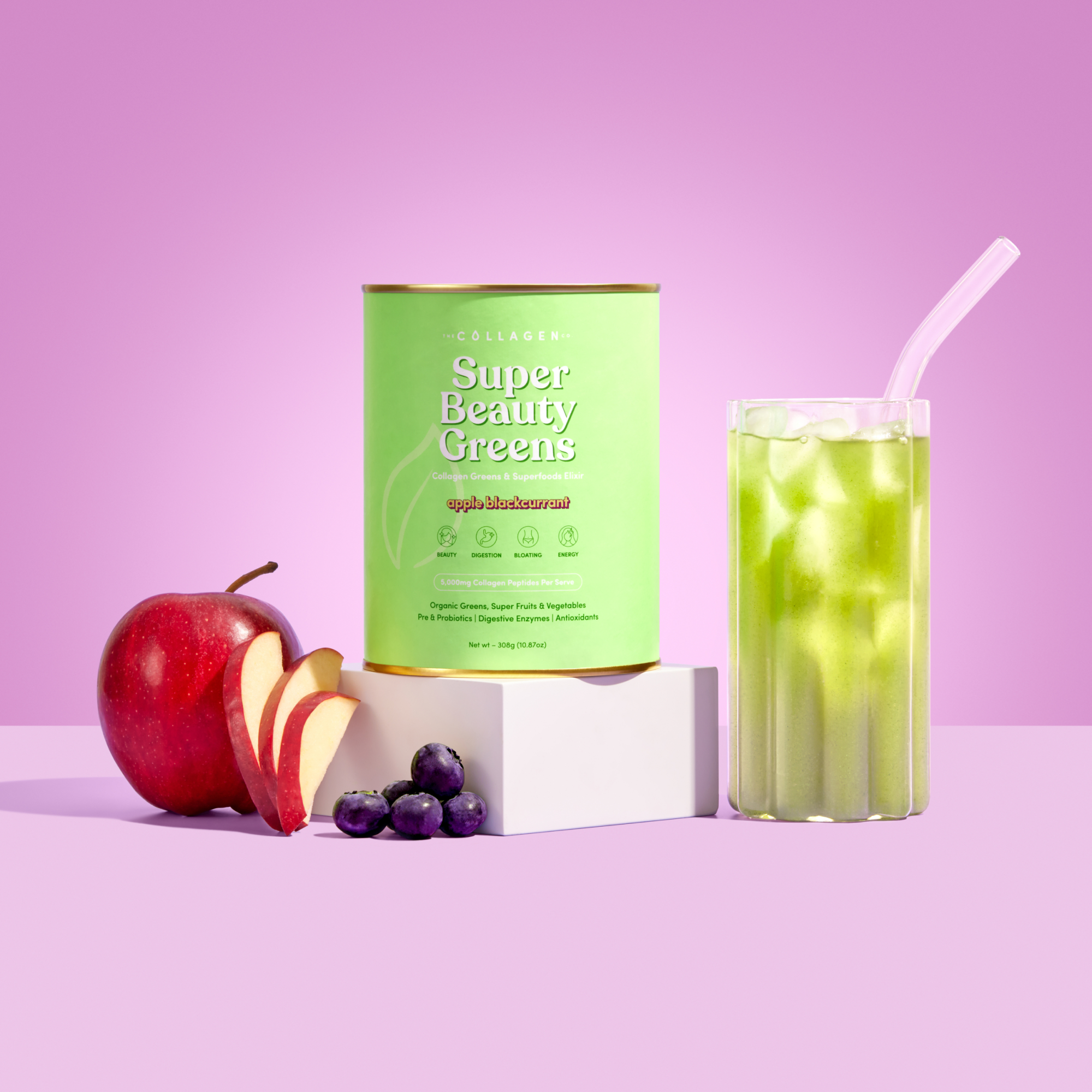 Apple Blackcurrant Super Beauty Greens - 308g