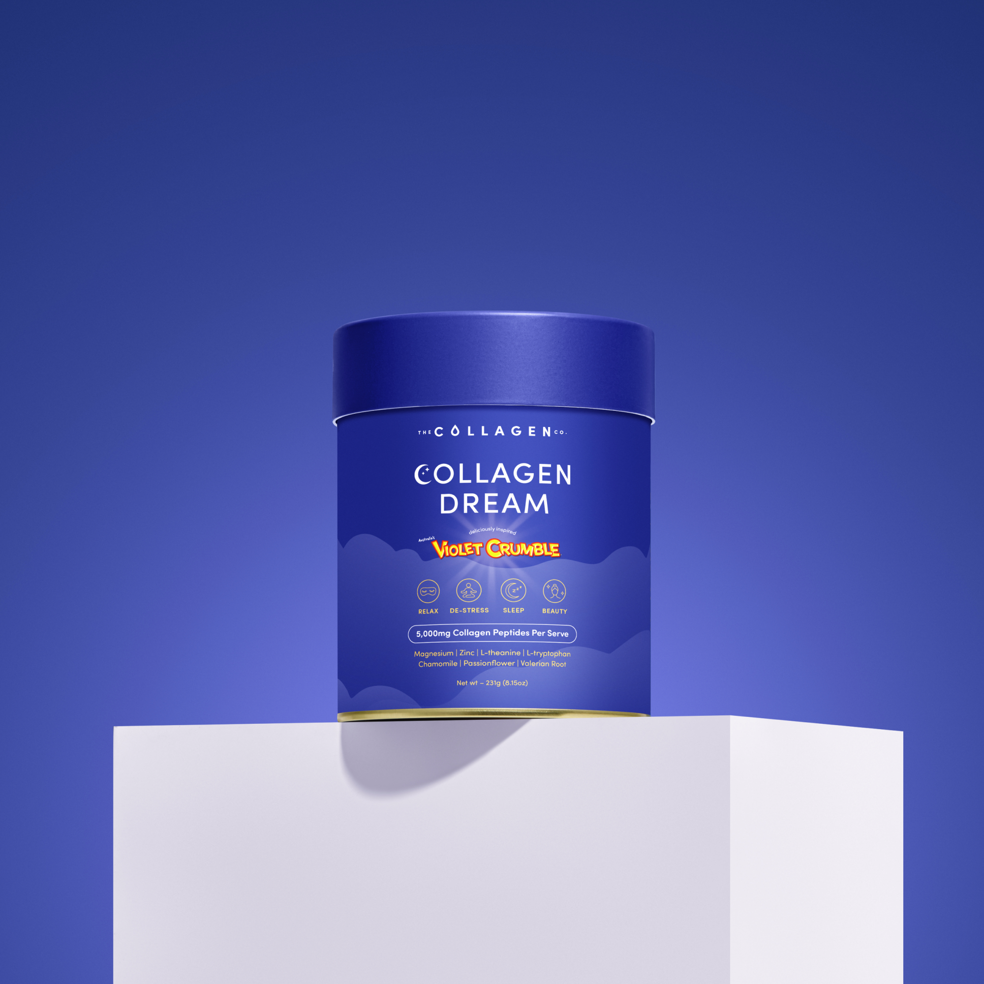 Violet Crumble Collagen Dream Advanced Sleep Formula Hot Chocolate - 231g