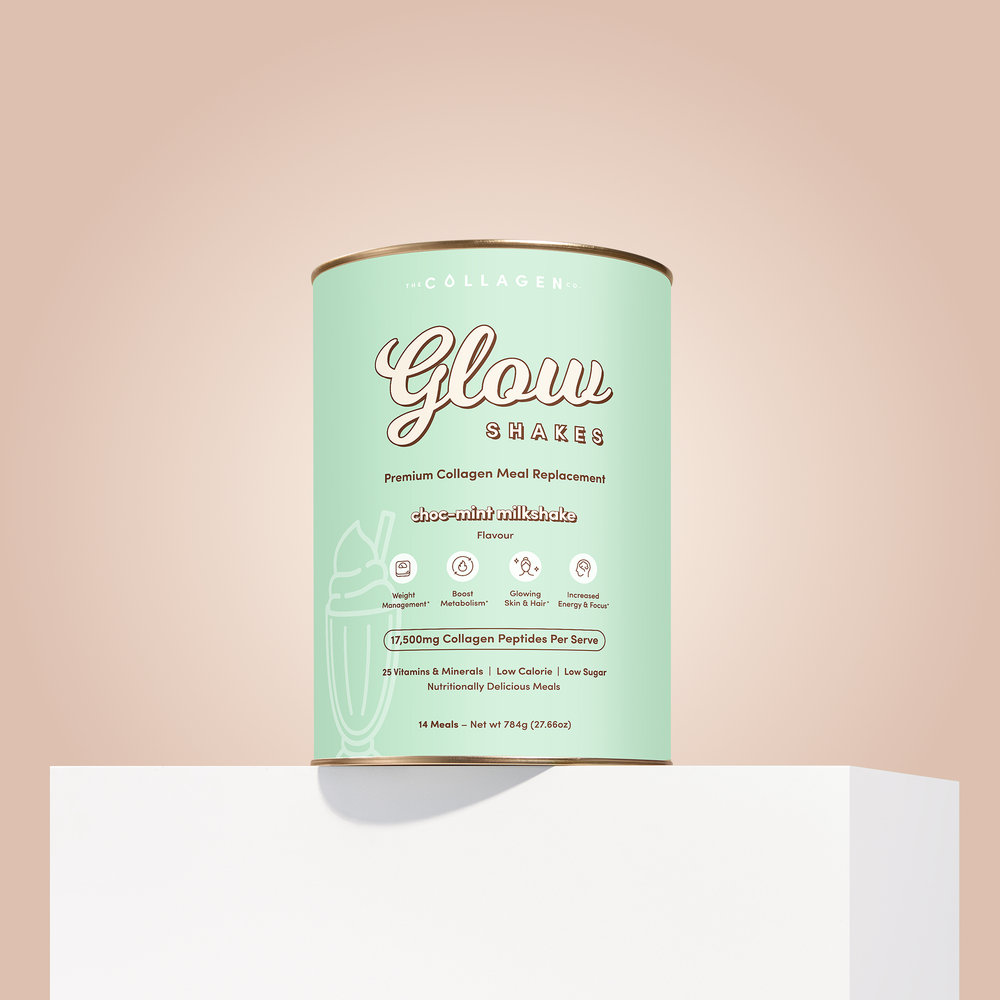 Choc-Mint Collagen Meal Replacement - 784g