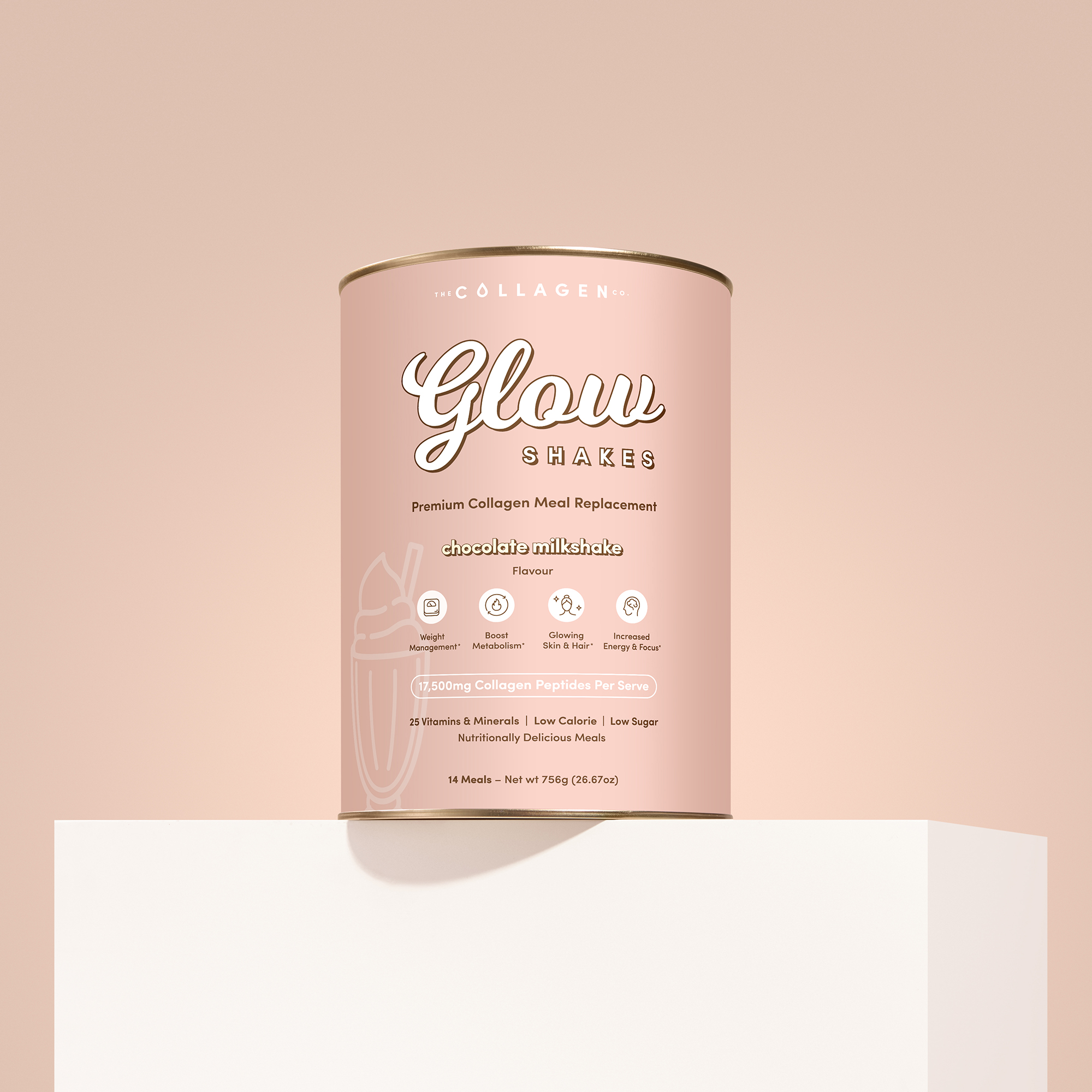 Chocolate Milkshake Collagen Meal Replacement - 756g